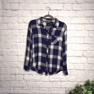 RAILS | Hunter Plaid Top Blue/Pink D74